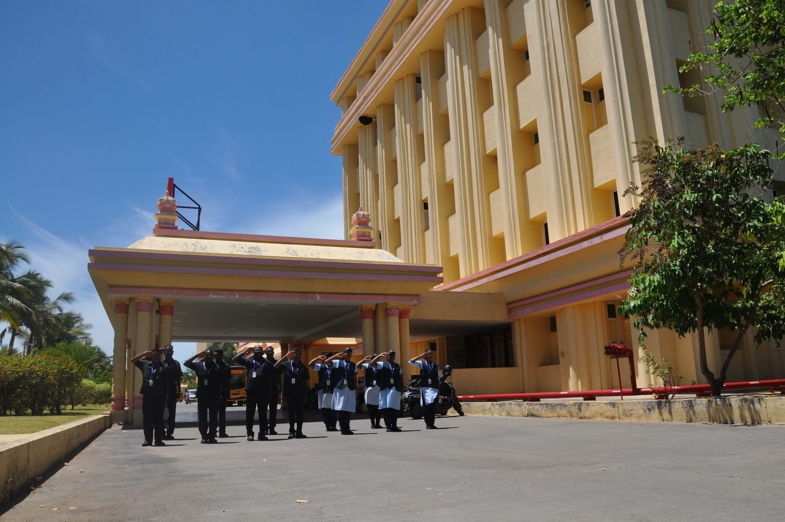 The Leopard Force security guards deployed at an institutional client campus