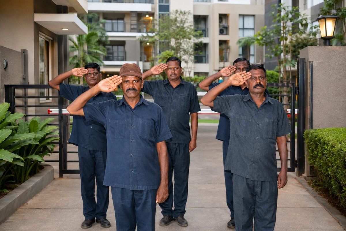 Apartment residential security guard Chennai